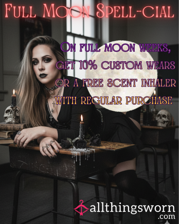 Full Moon Weekend 10%off Custom Wears