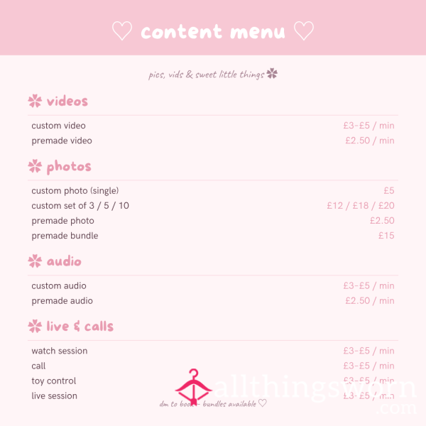 Full NSFW Content Collection Available – Extensive Menu & Custom Options