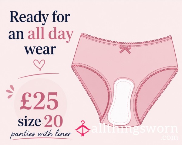 Full Panties, The Big Kind!! With Liner.