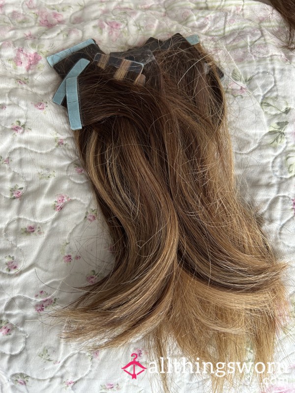 Full Set Tape In - Real Human Hair Extensions.