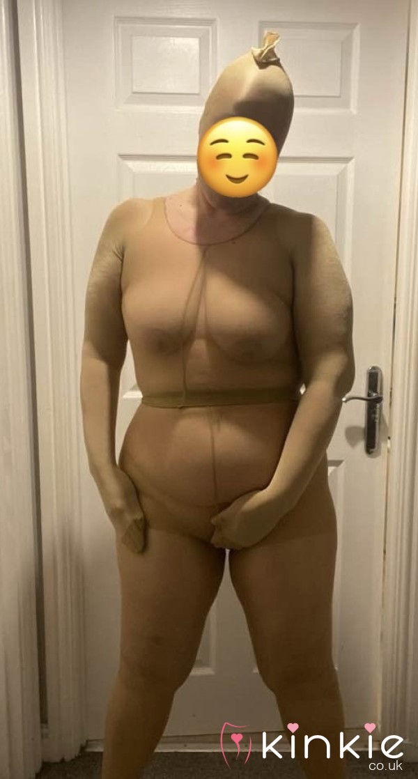 Full Shiny Nylon Tights Encasement Suit ☺️