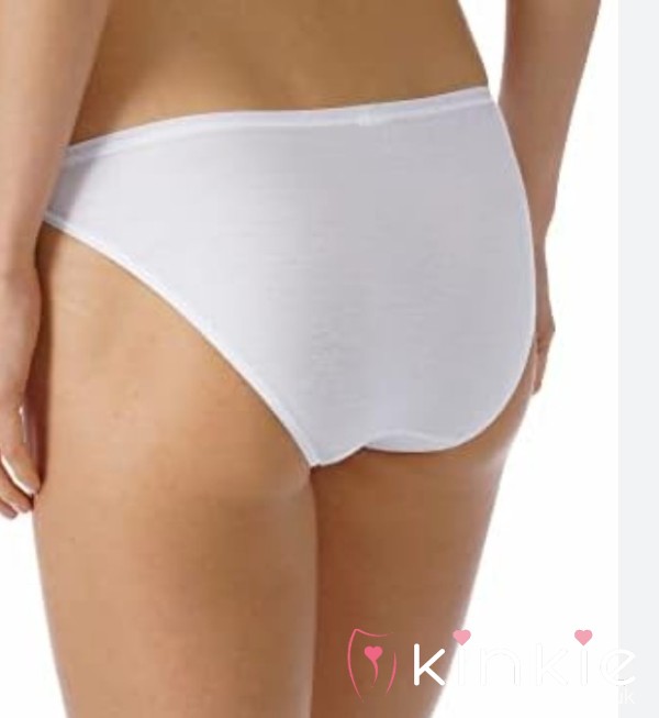 Full White Aromatic Cotton Panties