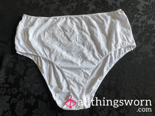 Full White Granny Pants