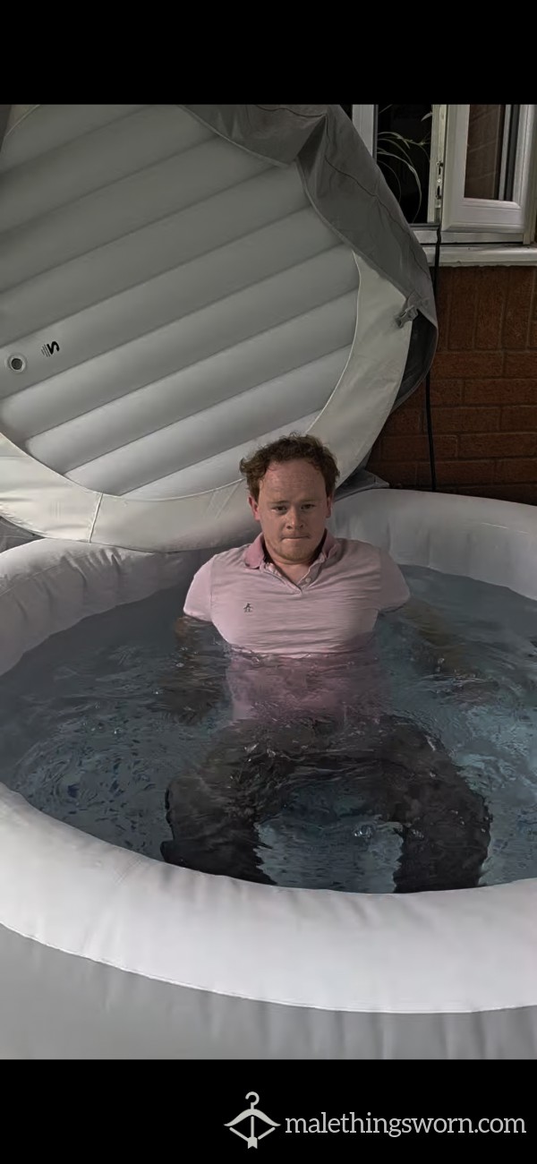 Fully Clothed In The Hot Tub