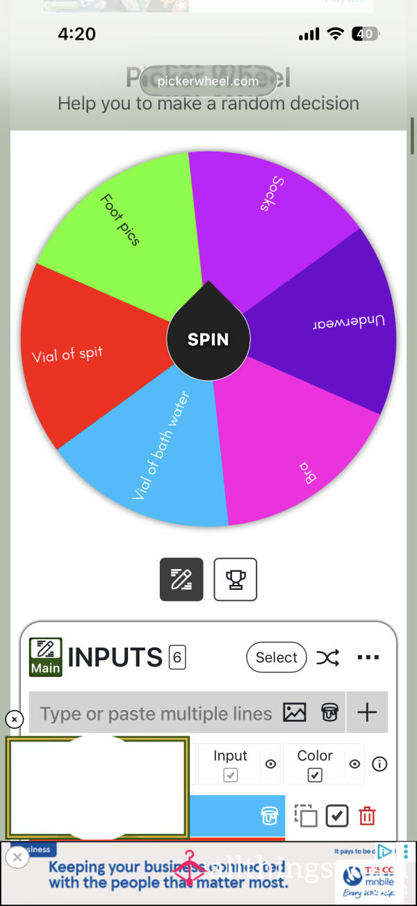 Fun Game Of Spin The Wheel