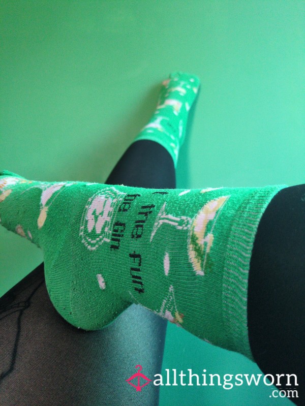 Fun Green Socks