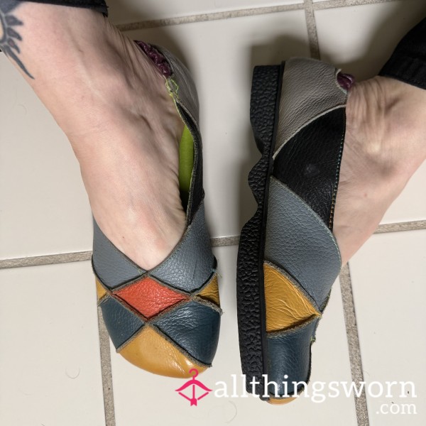 Fun Nerdy Hippie Shoes