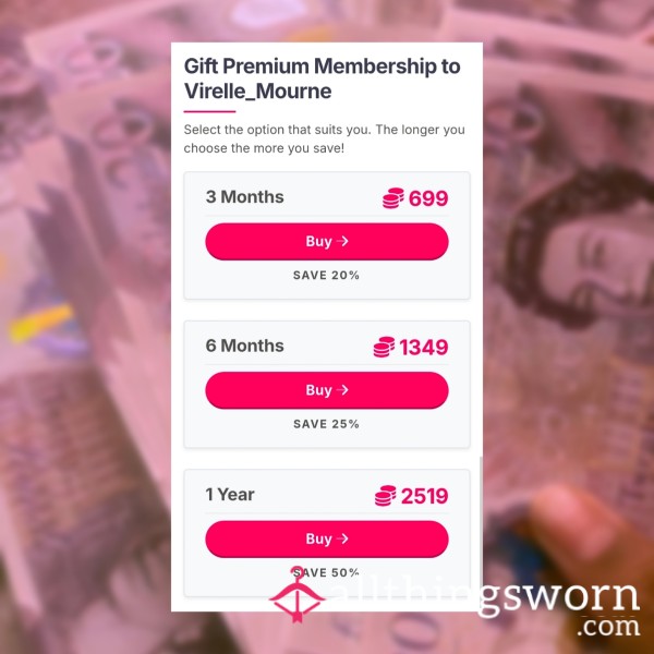 Fund My Premium Membership 💳👑