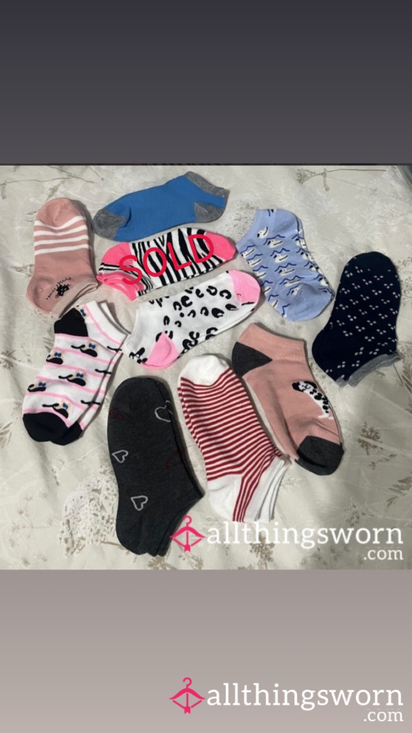 Funky Style Ankle Socks (24 Hours)👣🤪