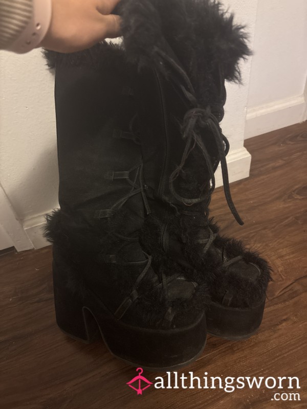 Fur Beat Down Boots