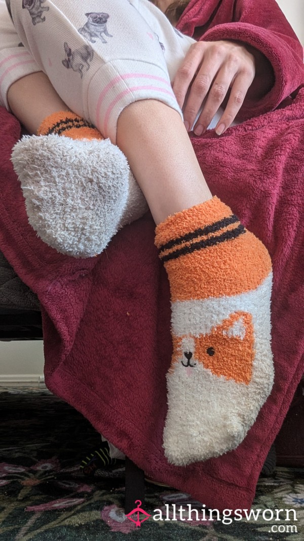 Fuzzy Animal Socks