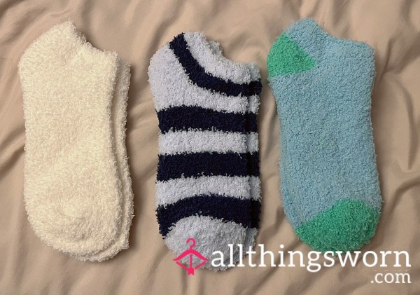 Fuzzy Ankle Socks