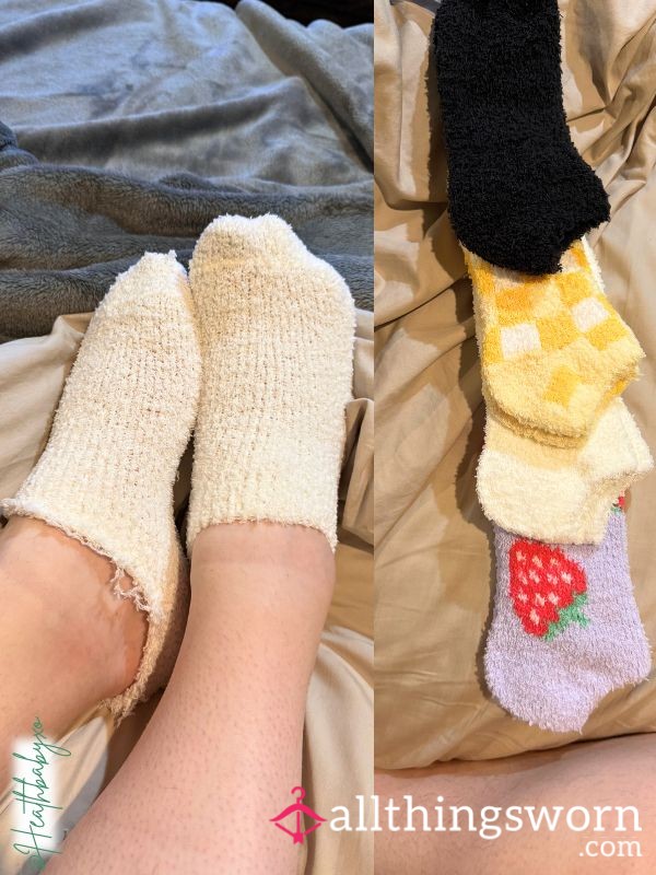 Fuzzy Ankle Socks
