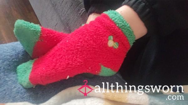 Fuzzy Christmas Socks!