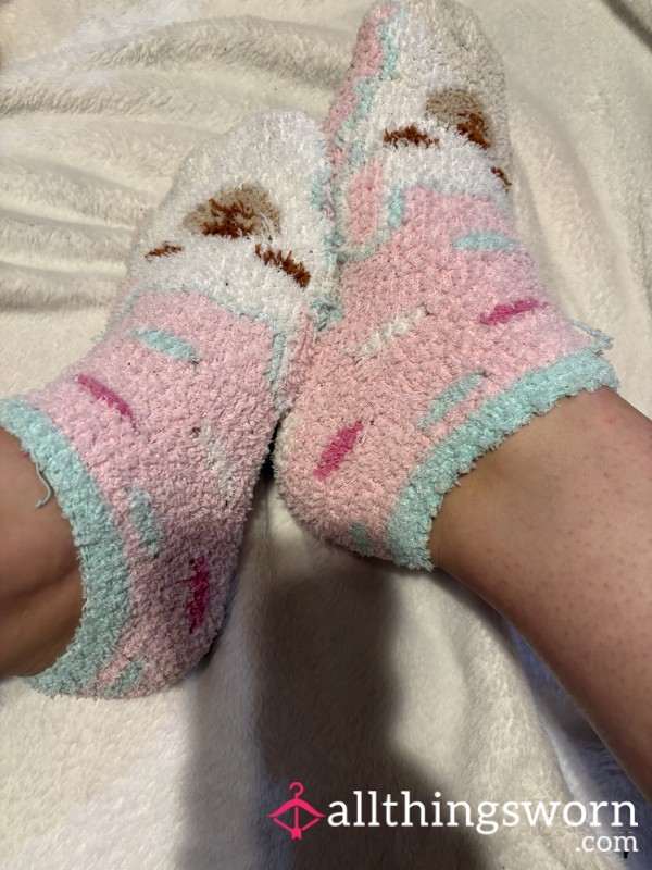 Fuzzy Llama Socks