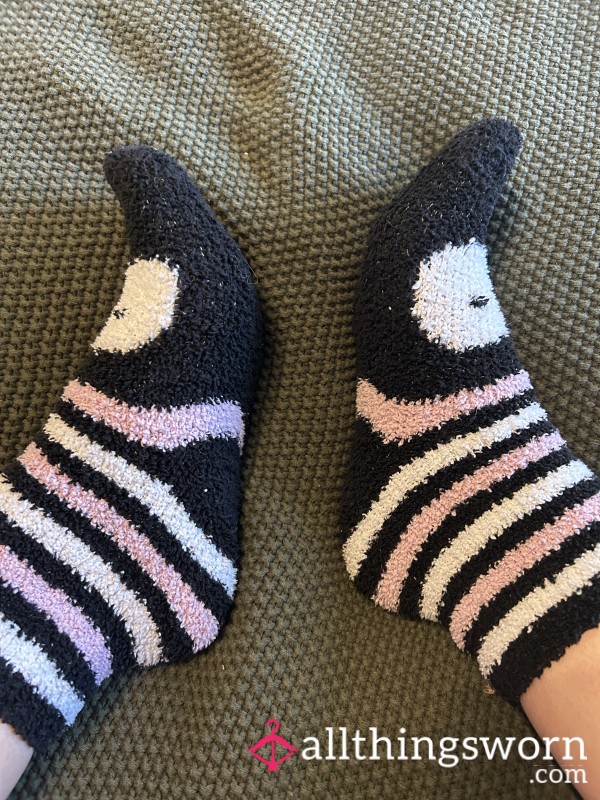 Fuzzy Penguin Socks