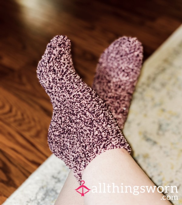 🧸 Fuzzy Sleep Socks – $15 Shipped