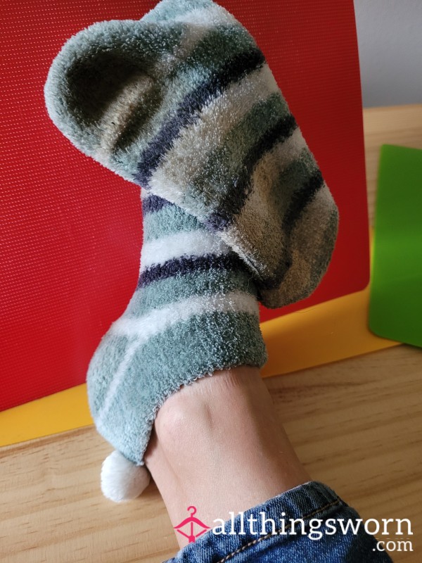 Fuzzy Socks With Balls