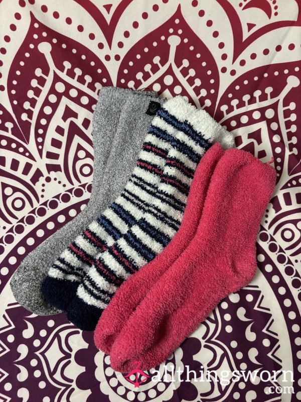 Fuzzy Socks X3