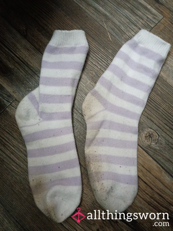 Fuzzy Xtra Warm Well Worn Socks. 48hr Wear.