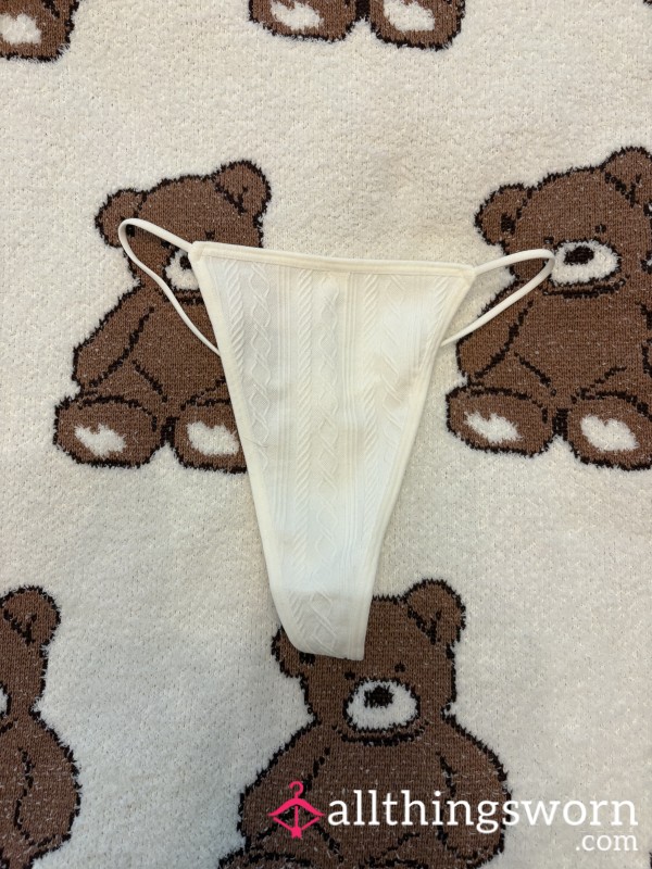 Cream G String