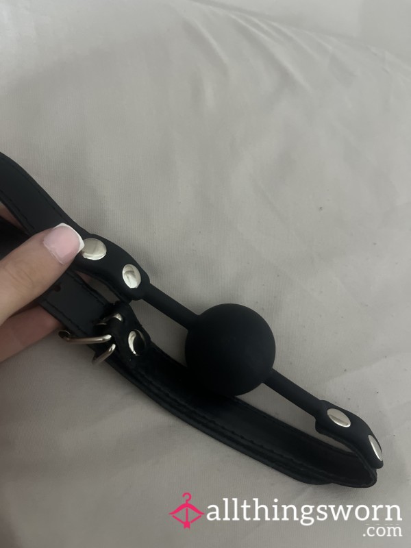 Gag And Ball Used By Yours Truly 👑