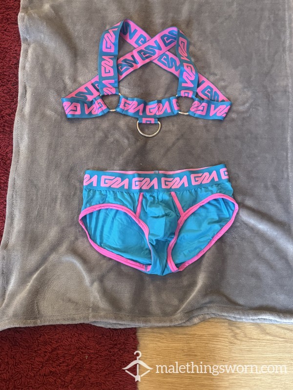 Garçon Harness And Brief Set