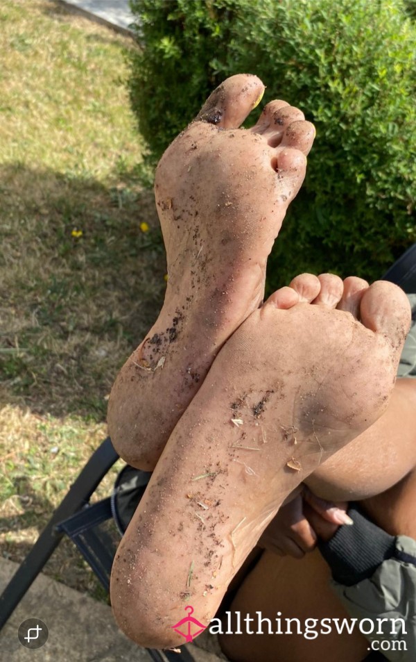 Garden Grime Goddess — Dirty Soles Crave Your Worship 👣💋