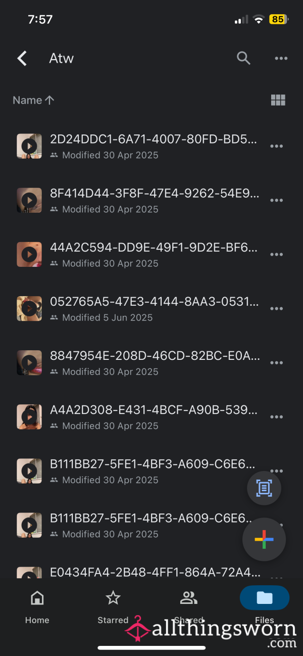 Gdrive Folder $25( Videos Of Me F**king Myself)