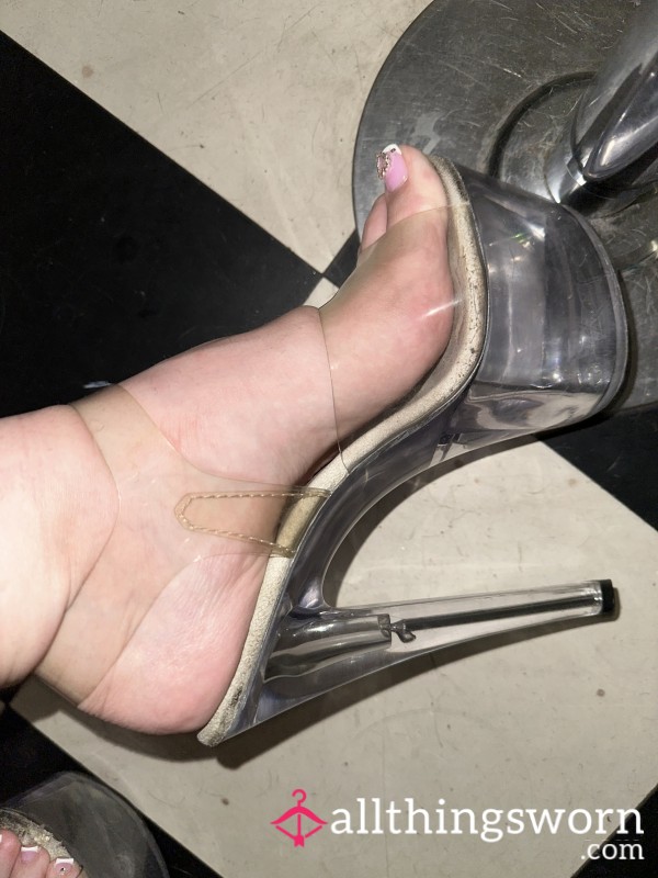 Gel French Tip Pedicure & White Toes