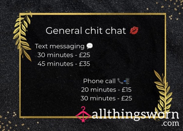 General Chit Chat