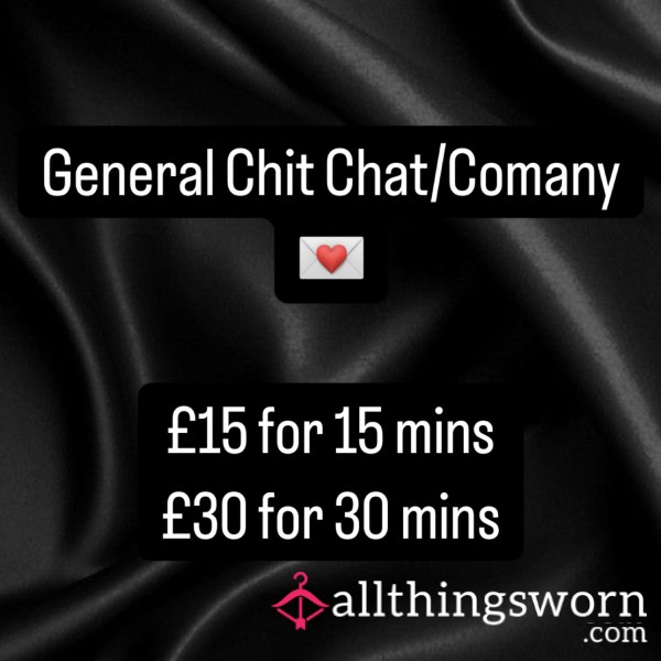 General Chit Chat/Company