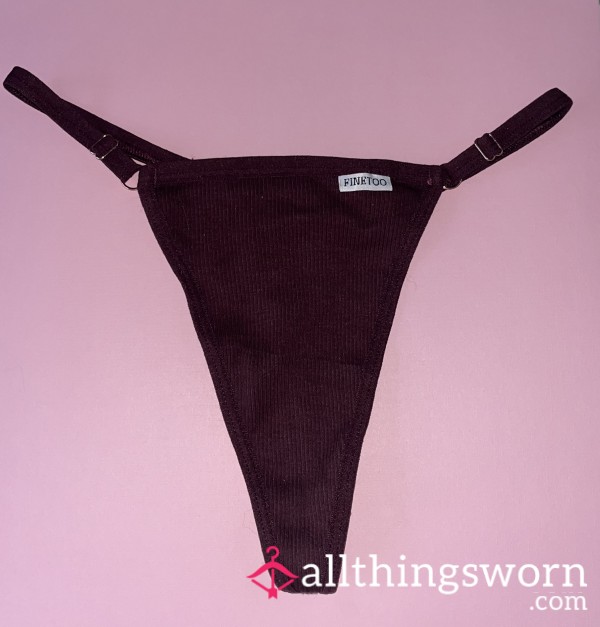 Gently Used Maroon G-String
