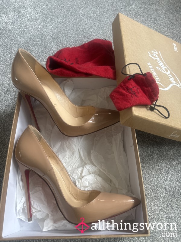 Genuine Christian Louboutin Nude So Kate’s