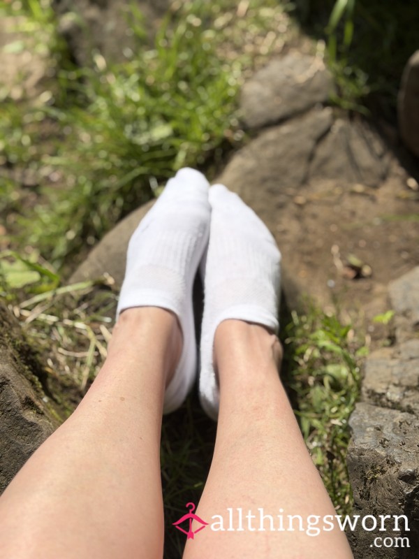Genuine Worn White Ankle Socks