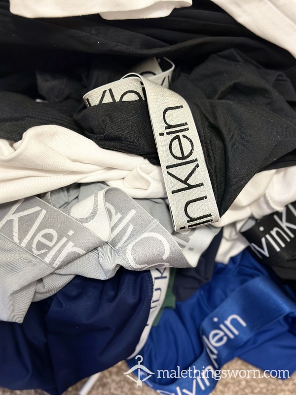 Get A Pair Of Calvin Klein Trunks Worn Specially For Your Order. Each Pair Can Be Worn From 1 To [n] Days, Depending On Your Request. Can Come Fully Loaded If Desired.