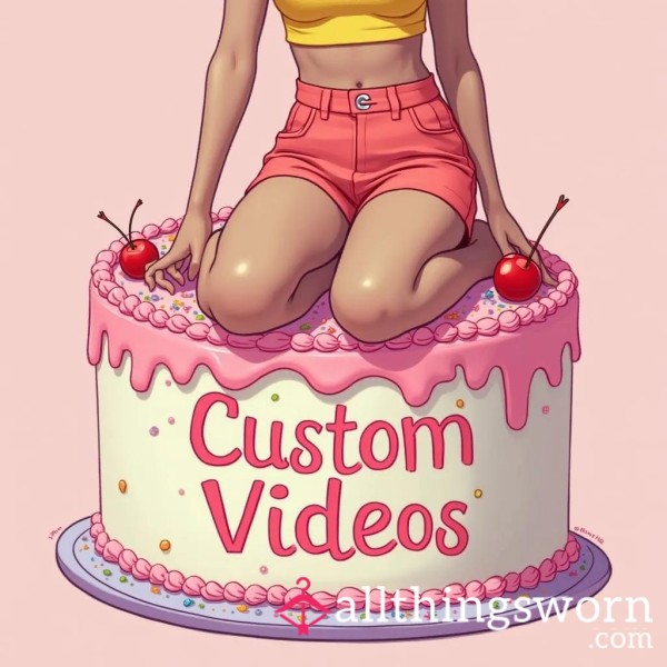 Get Messy With Me — Cake Sitting And Crushing Custom Clips