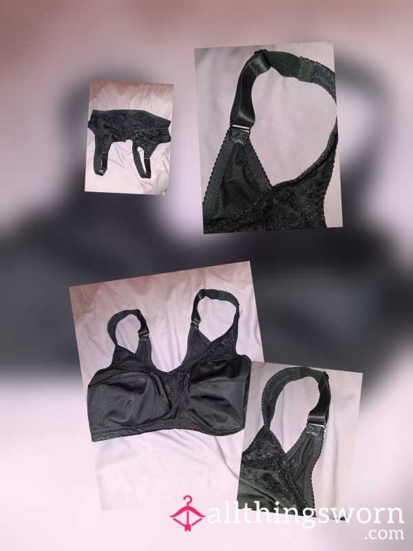 40DD Black Bra – Years Old, Well Worn