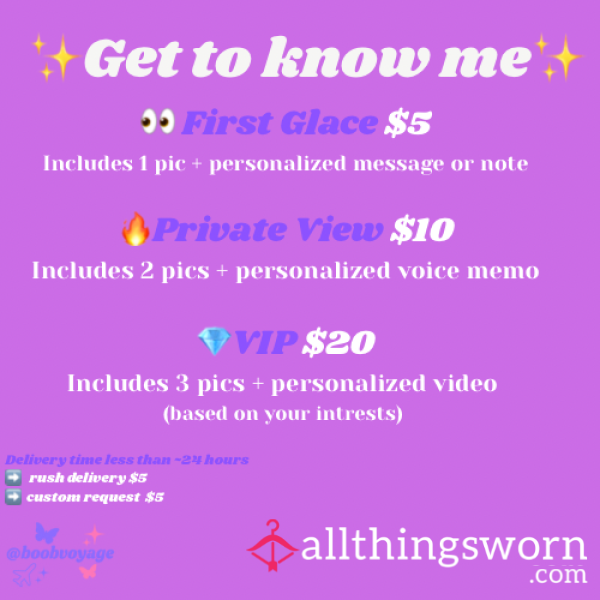 Get To Know Me