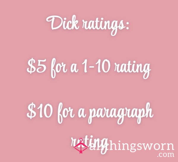 Get Your D*ck Rated