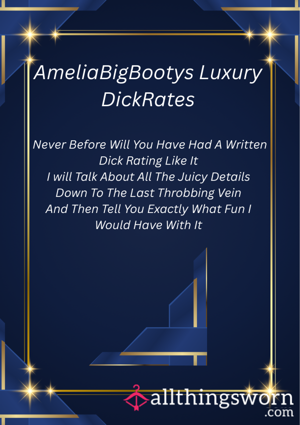 Get Your D*ck Rated