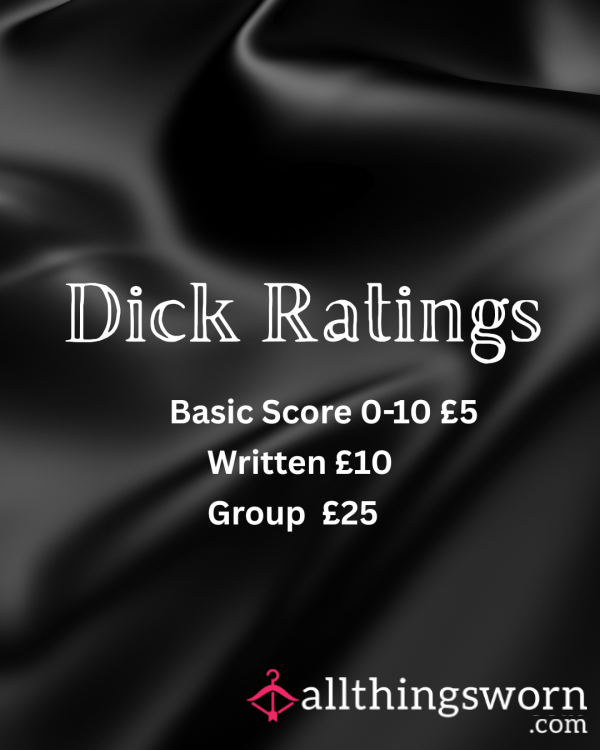 D*ck Rating Here 🍆