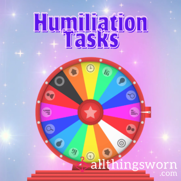 Get Your Humiliation Tasks Sissy