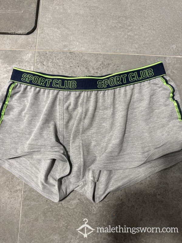 Getragene Boxershorts