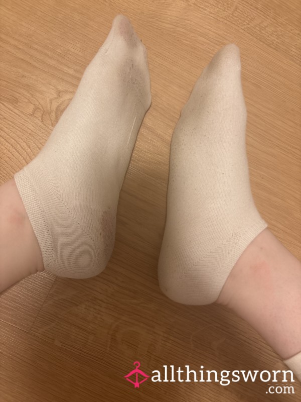 Getragene Socken 1 Tag Bei 32 ° Beim Wandern