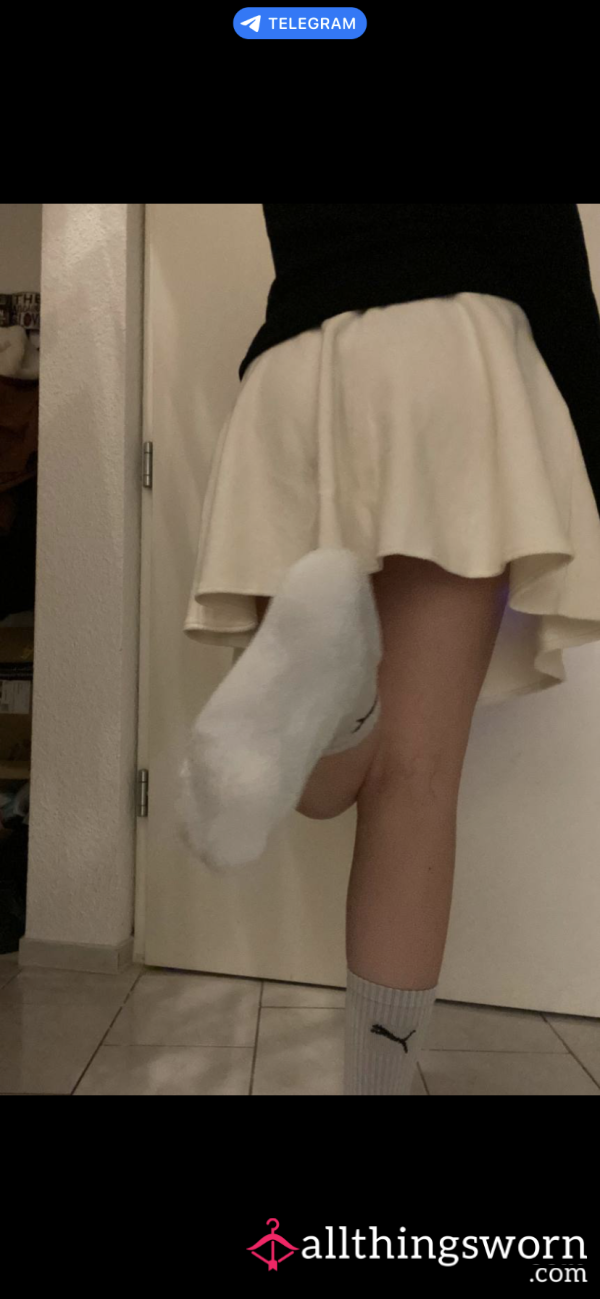 Getragene Socken