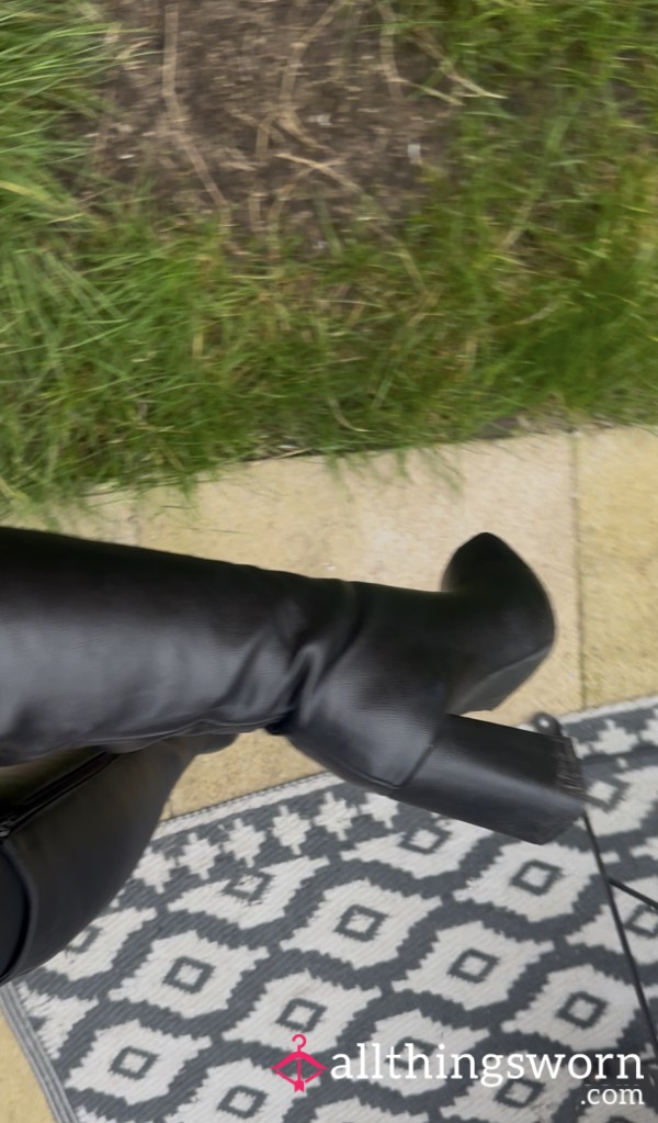Getting My Boots Dirty For You To Clean