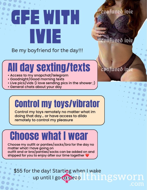 GFE • Be My Boyfriend For The Day
