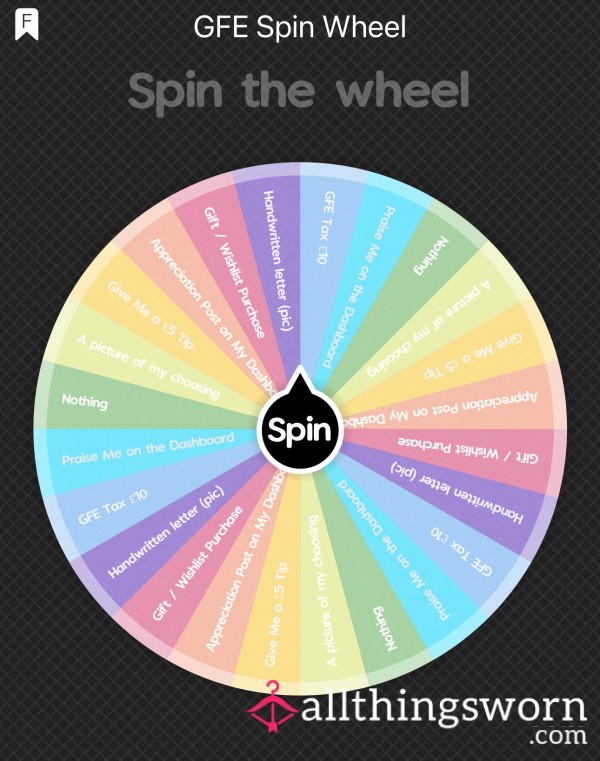 GFE Spin Wheel 🩷