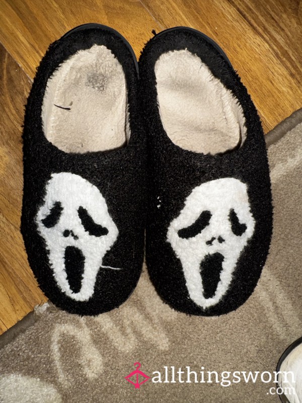 Ghost Face Slippers